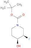1-Piperidinecarboxylic acid, 3-fluoro-4-hydroxy-, 1,1-dimethylethyl ester, (3R,4S)-