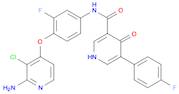 3-Pyridinecarboxamide, N-[4-[(2-amino-3-chloro-4-pyridinyl)oxy]-3-fluorophenyl]-5-(4-fluorophenyl)-1,4-dihydro-4-oxo-