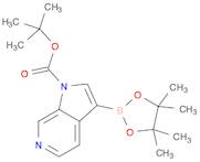 1H-Pyrrolo[2,3-c]pyridine-1-carboxylic acid, 3-(4,4,5,5-tetramethyl-1,3,2-dioxaborolan-2-yl)-, 1,1-dimethylethyl ester