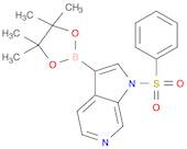 1H-Pyrrolo[2,3-c]pyridine, 1-(phenylsulfonyl)-3-(4,4,5,5-tetramethyl-1,3,2-dioxaborolan-2-yl)-