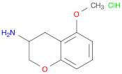 2H-1-Benzopyran-3-amine, 3,4-dihydro-5-methoxy-, hydrochloride (1:1)