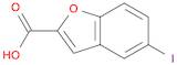 2-Benzofurancarboxylic acid, 5-iodo-