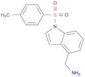 1H-Indole-4-methanamine, 1-[(4-methylphenyl)sulfonyl]-
