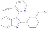 3-Pyridinecarbonitrile, 2-[2-[3-(hydroxymethyl)-1-piperidinyl]-1H-benzimidazol-1-yl]-