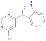 1H-Indole, 3-(6-chloro-4-pyrimidinyl)-
