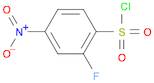 Benzenesulfonyl chloride, 2-fluoro-4-nitro-