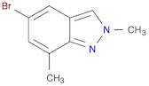 2H-Indazole, 5-bromo-2,7-dimethyl-