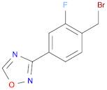 1,2,4-Oxadiazole, 3-[4-(broMoMethyl)-3-fluorophenyl]-