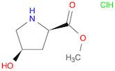 D-Proline, 4-hydroxy-, methyl ester, hydrochloride (1:1), (4R)-