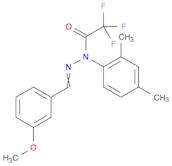 Acetic acid, 2,2,2-trifluoro-, 1-(2,4-dimethylphenyl)-2-[(3-methoxyphenyl)methylene]hydrazide