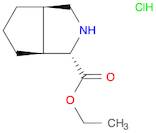 Cyclopenta[c]pyrrole-1-carboxylic acid, octahydro-, ethyl ester, hydrochloride (1:1), (1S,3aR,6aS)-
