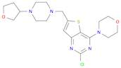 Thieno[3,2-d]pyrimidine, 2-chloro-4-(4-morpholinyl)-6-[[4-(tetrahydro-3-furanyl)-1-piperazinyl]methyl]-