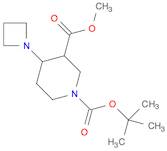 1,3-Piperidinedicarboxylic acid, 4-(1-azetidinyl)-, 1-(1,1-dimethylethyl) 3-methyl ester