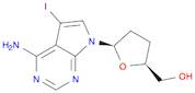 2-Furanmethanol, 5-(4-amino-5-iodo-7H-pyrrolo[2,3-d]pyrimidin-7-yl)tetrahydro-, (2S,5R)-