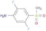 Benzenamine, 2,5-difluoro-4-(methylsulfonyl)-