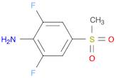 Benzenamine, 2,6-difluoro-4-(methylsulfonyl)-