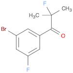 1-Propanone, 1-(3-bromo-5-fluorophenyl)-2-fluoro-2-methyl-