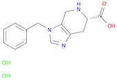 3H-Imidazo[4,5-c]pyridine-6-carboxylic acid, 4,5,6,7-tetrahydro-3-(phenylmethyl)-, dihydrochloride, (S)- (9CI)
