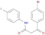 Benzenepropanamide, 4-bromo-N-(4-iodophenyl)-β-oxo-