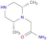 1-Piperazineacetamide, 2,6-dimethyl-, (2R,6S)-rel-