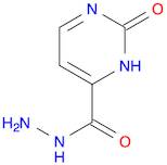 4-Pyrimidinecarboxylic acid, 2,3-dihydro-2-oxo-, hydrazide