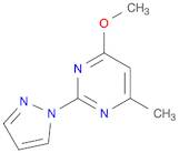 Pyrimidine, 4-methoxy-6-methyl-2-(1H-pyrazol-1-yl)-