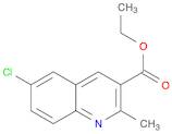 3-Quinolinecarboxylic acid, 6-chloro-2-methyl-, ethyl ester