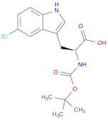 L-Tryptophan, 5-chloro-N-[(1,1-dimethylethoxy)carbonyl]-
