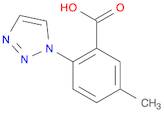 Benzoic acid, 5-methyl-2-(1H-1,2,3-triazol-1-yl)-