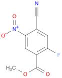 Benzoic acid, 4-cyano-2-fluoro-5-nitro-, methyl ester