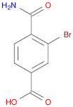 Benzoic acid, 4-(aminocarbonyl)-3-bromo-