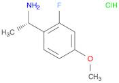 Benzenemethanamine, 2-fluoro-4-methoxy-α-methyl-, hydrochloride (1:1), (αS)-