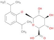 β-D-Glucopyranosiduronic acid, 2,6-bis(1-methylethyl)phenyl
