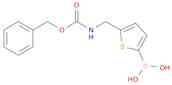 Carbamic acid, N-[(5-borono-2-thienyl)methyl]-, C-(phenylmethyl) ester