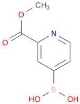 2-Pyridinecarboxylic acid, 4-borono-, 2-methyl ester