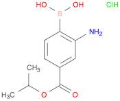 Benzoic acid, 3-amino-4-borono-, 1-(1-methylethyl) ester, hydrochloride (1:1)