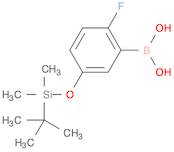 Boronic acid, B-[5-[[(1,1-dimethylethyl)dimethylsilyl]oxy]-2-fluorophenyl]-