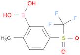 Boronic acid, B-[2-methyl-5-[(trifluoromethyl)sulfonyl]phenyl]-