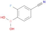 Boronic acid, B-(4-cyano-2-fluorophenyl)-
