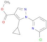 1H-Pyrazole-4-carboxylic acid, 1-(6-chloro-2-pyridinyl)-5-cyclopropyl-, methyl ester