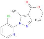 1H-Pyrazole-4-carboxylic acid, 1-(3-chloro-2-pyridinyl)-5-methyl-, ethyl ester