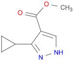 1H-Pyrazole-4-carboxylic acid, 3-cyclopropyl-, methyl ester