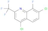 Quinoline, 4,7-dichloro-8-fluoro-2-(trifluoromethyl)-
