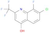 4-Quinolinol, 7-chloro-8-fluoro-2-(trifluoromethyl)-