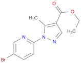 1H-Pyrazole-4-carboxylic acid, 1-(5-bromo-2-pyridinyl)-5-methyl-, ethyl ester