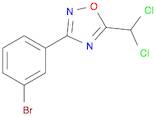 1,2,4-Oxadiazole, 3-(3-bromophenyl)-5-(dichloromethyl)-