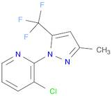 Pyridine, 3-chloro-2-[3-methyl-5-(trifluoromethyl)-1H-pyrazol-1-yl]-