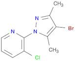 Pyridine, 2-(4-bromo-3,5-dimethyl-1H-pyrazol-1-yl)-3-chloro-