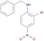 Benzenemethanamine, N-(2-bromo-4-nitrophenyl)-