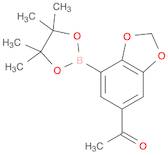 Ethanone, 1-[7-(4,4,5,5-tetramethyl-1,3,2-dioxaborolan-2-yl)-1,3-benzodioxol-5-yl]-